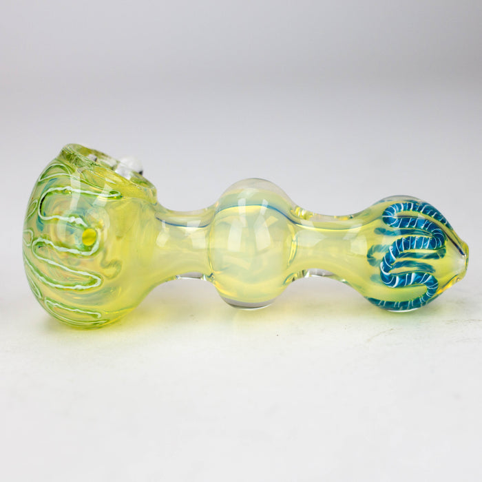 5" Gold Fumed Hand Pipe [10935] Glass Pipe ONE