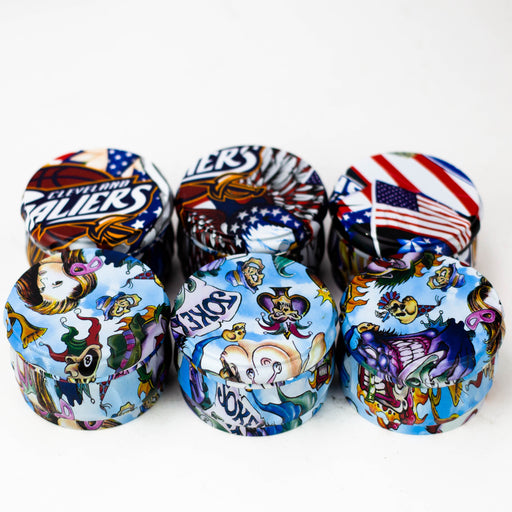 Z2.2" Metal Grinder American Eagle 4 Layers Box of 6 [GZ48] Display Pack 777 Smoke