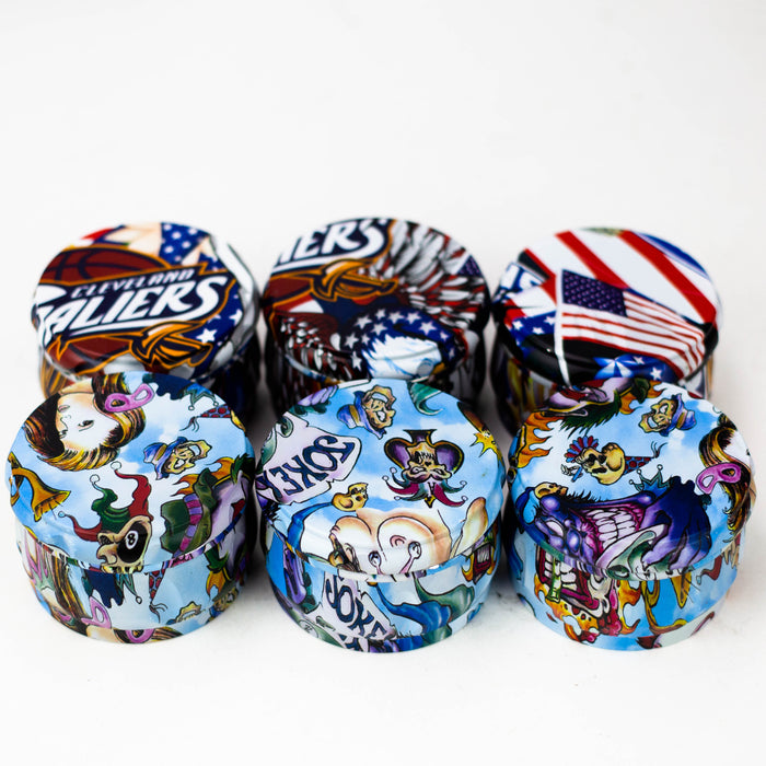 Z2.2" Metal Grinder American Eagle 4 Layers Box of 6 [GZ48] Display Pack 777 Smoke