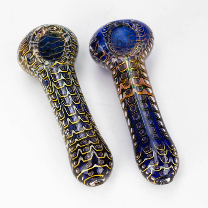 5" Gold Fumed Hand Pipe [10936] Glass Pipe ONE