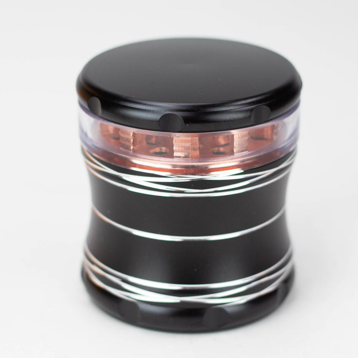 ZHeavy-duty 2.5" Aluminum Grinder 4 Layers Box of 6 [GA3361] Display Pack 777 Smoke