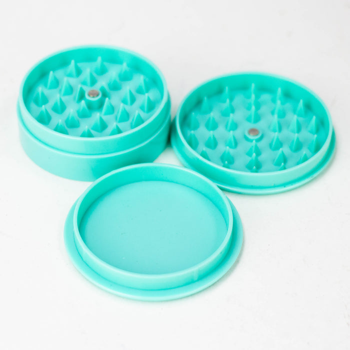2.5" Macaron Plastic Grinder 3 Layers Box of 12 [GP020]
