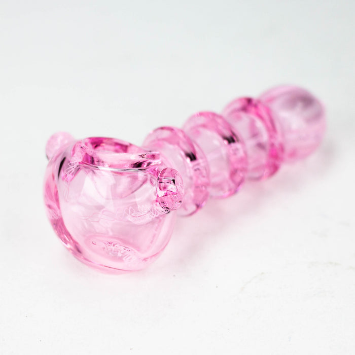 5" Delux pink tube Hand Pipe [10934] Glass Pipe ONE