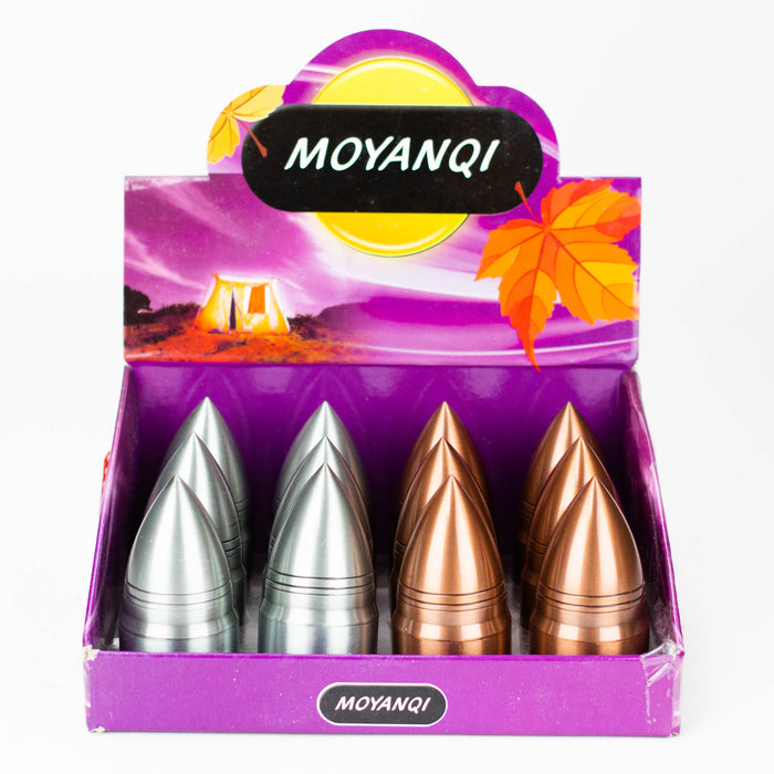 1.5" Bullet Metal Grinder 3 Layers Box of 12 [GZ2361] Display 777 Smoke