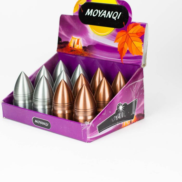 1.5" Bullet Metal Grinder 3 Layers Box of 12 [GZ2361] Display 777 Smoke