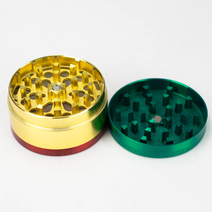 Z2" Metal Grinder with BM Design 3 Layers Box of 12 [GZ630] Display Pack 777 Smoke