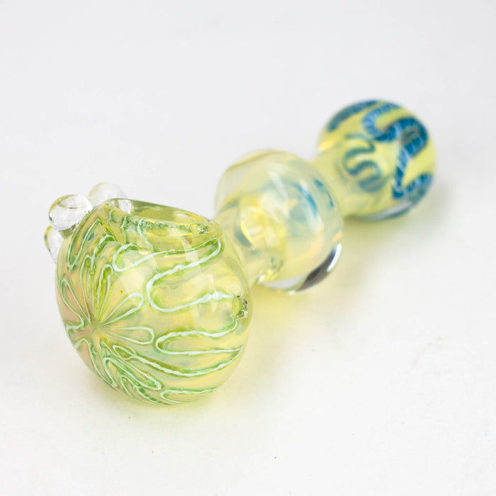 5" Gold Fumed Hand Pipe [10935] Glass Pipe ONE