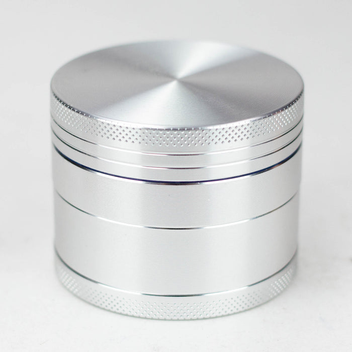 Z2.2" Aluminum Grinder 4 Layers Regular Grinder 777 Smoke Silver