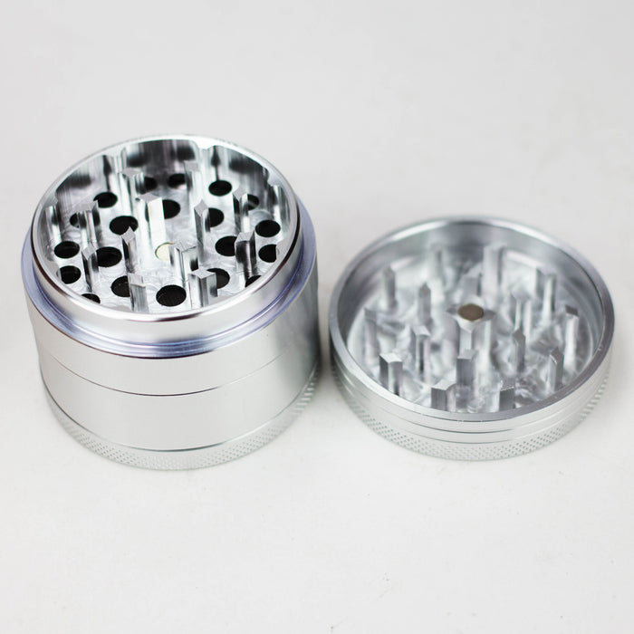 Z2.2" Aluminum Grinder 4 Layers Regular Grinder 777 Smoke