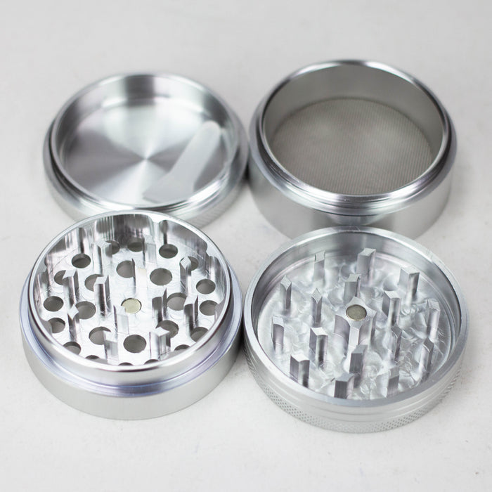 Z2.2" Aluminum Grinder 4 Layers Regular Grinder 777 Smoke