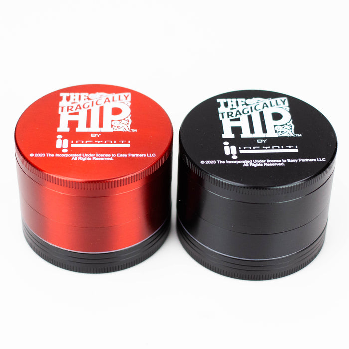 THE TRAGICALLY HIP - 4 parts metal red grinder by Infyniti Regular Grinder ONE