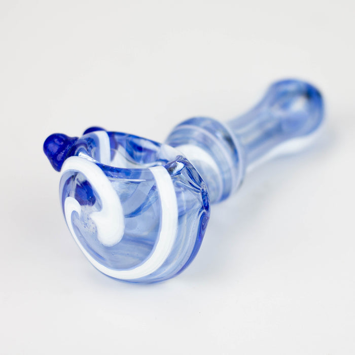 3.5" soft glass hand pipe Pack of 2 [10953]