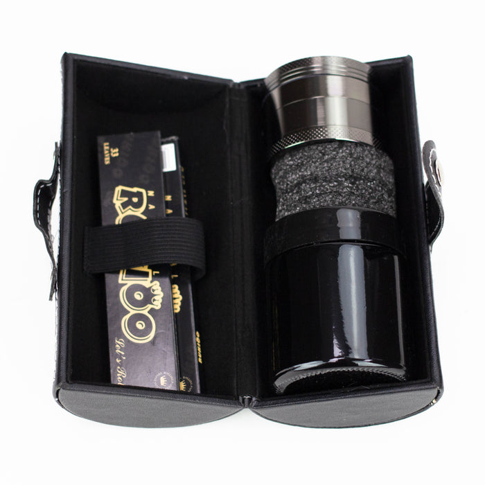 Leather Cylinder Case Set Bundle BANKA