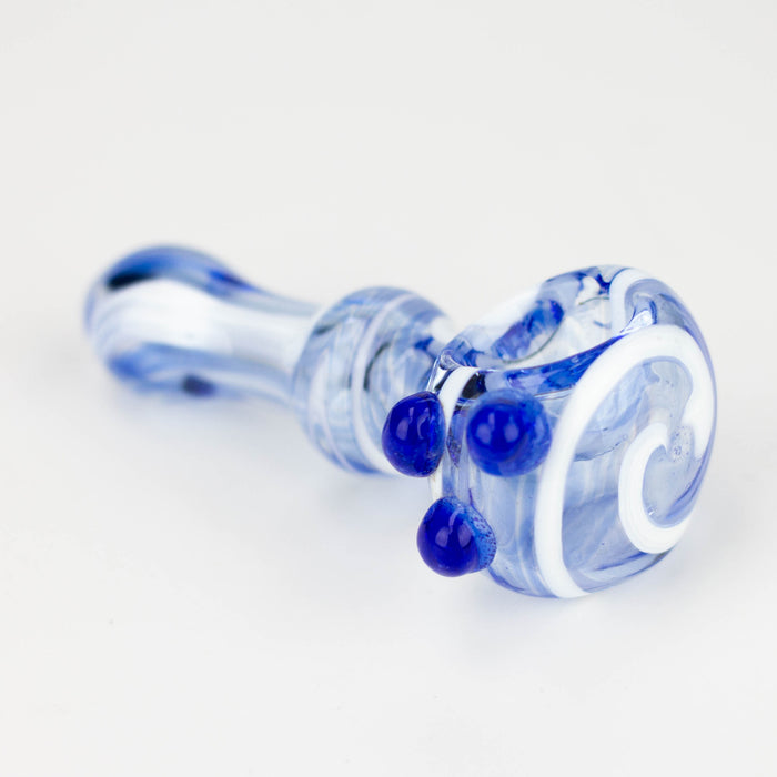 3.5" soft glass hand pipe Pack of 2 [10953] Glass ONE