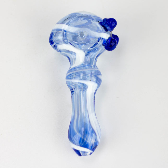 3.5" soft glass hand pipe Pack of 2 [10953] Glass ONE