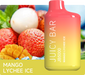 Juicy Bar | JB5000 disposable Box of 10 Disposable Vape JUICY BAR Mango lychee ice