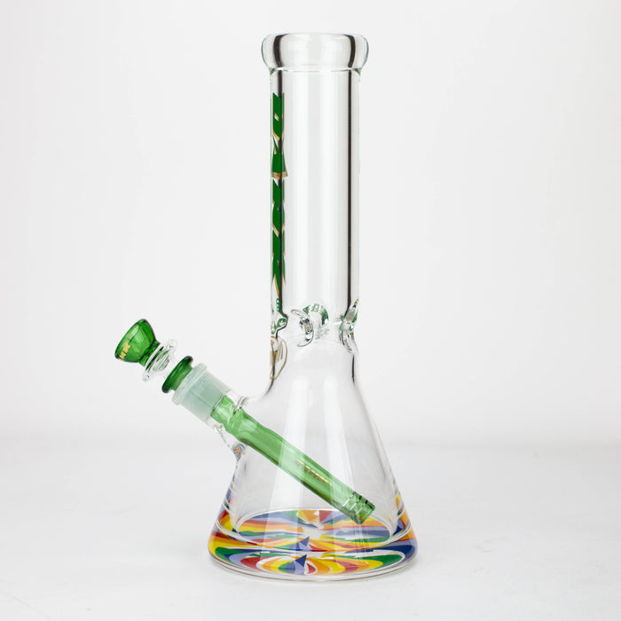 DANK | 12" 7mm Beaker Bong with Thick Decal Base