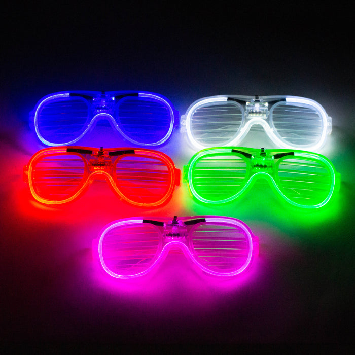 LED Neon-Color Glasses Collectable Items JJ Distribution