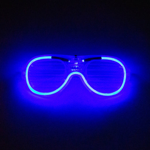 LED Neon-Color Glasses Sunglasses JJ Distribution Blue