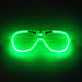 LED Neon-Color Glasses Collectable Items JJ Distribution Green