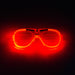 LED Neon-Color Glasses Collectable Items JJ Distribution Red