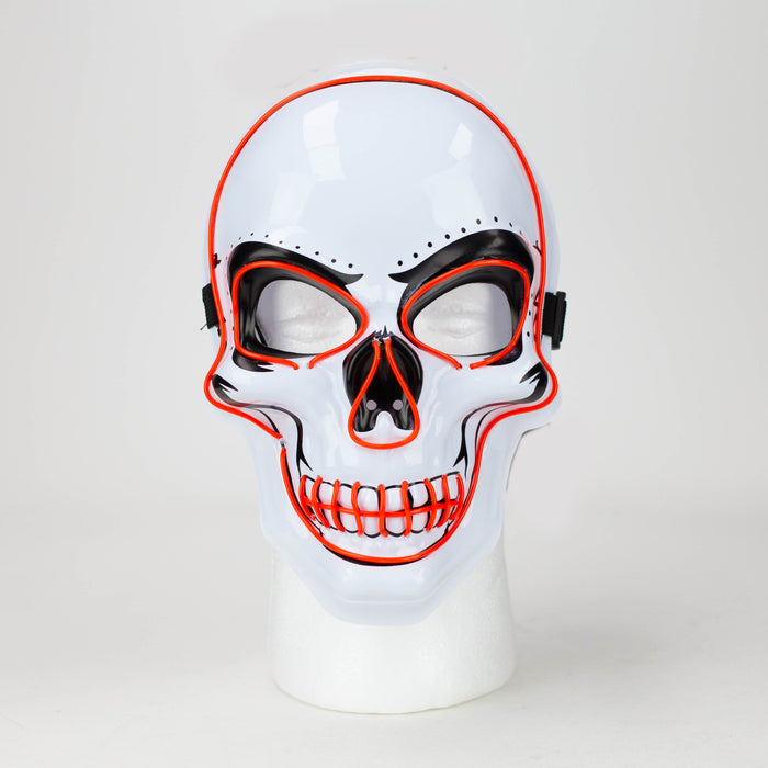 LED Neon Skull Mask for party or Halloween Costume Collectable Items JJ Distribution