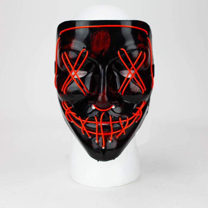 LED Neon Mask for party or Halloween Costume Gadget JJ Distribution