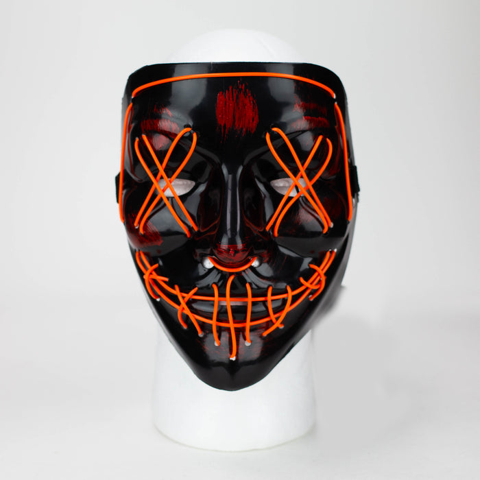 LED Neon Mask for party or Halloween Costume Gadget JJ Distribution