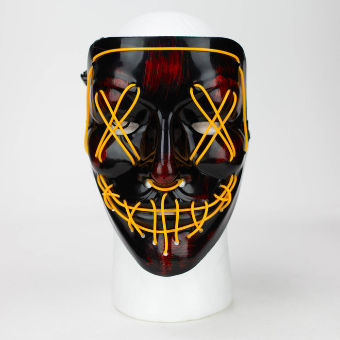 LED Neon Mask for party or Halloween Costume Gadget JJ Distribution