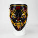 LED Neon Mask for party or Halloween Costume Gadget JJ Distribution