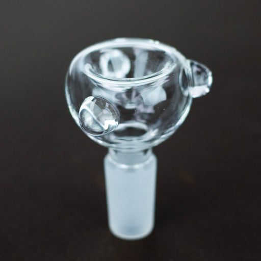 Clear thick glass bowl for 14 mm Bowl · Popper 777 Smoke Double Glass [Pack of 6]