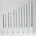 Glass Slitted Glass Diffuser Downstem 6 size mixed Pack of 12 Bongs Accessories 777 Smoke