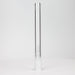 Glass Slitted Glass Diffuser Downstem 6 size mixed Pack of 12 Bongs Accessories 777 Smoke