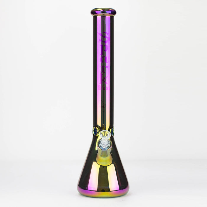 Spark | 18" Electorplated 9 mm glass water bong Bongs ONE