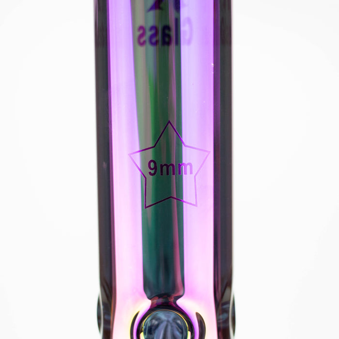 Spark | 18" Electorplated 9 mm glass water bong Bongs ONE
