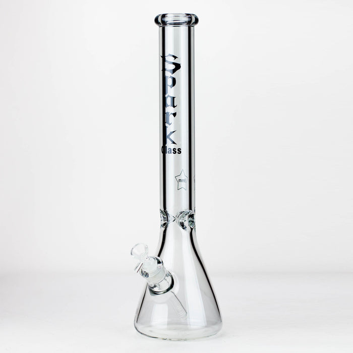 Spark | 18" Electorplated 9 mm glass water bong Bongs ONE Grey