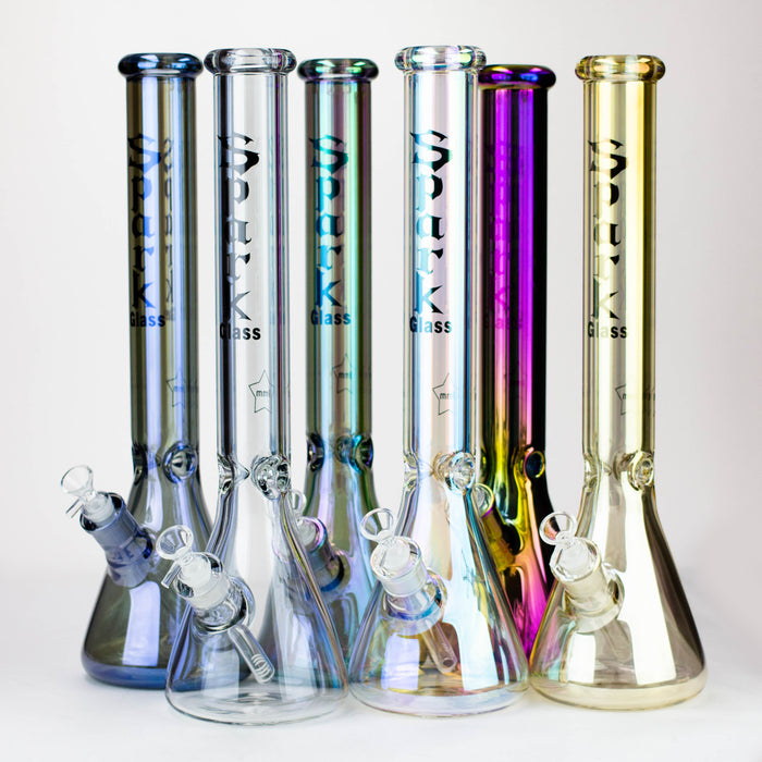 Spark | 18" Electorplated 9 mm glass water bong Bongs ONE