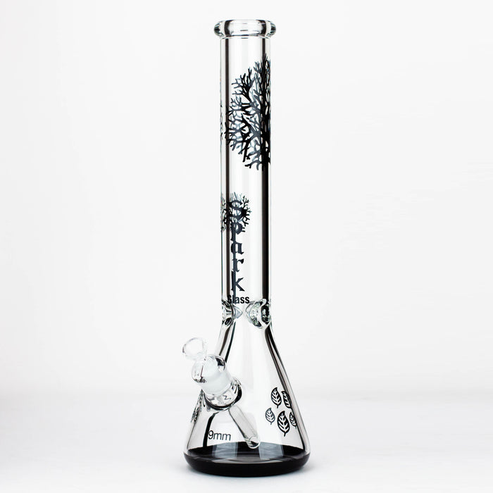 Spark | 18" Tree of life 9 mm glass water bong