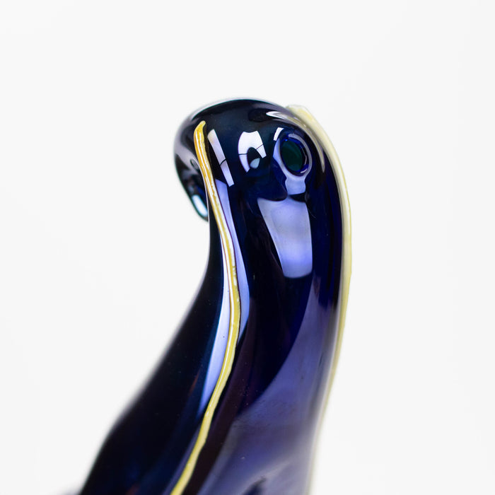 5.5" Electroplated Metallic Shoe glass pipe Glass Pipe ONE