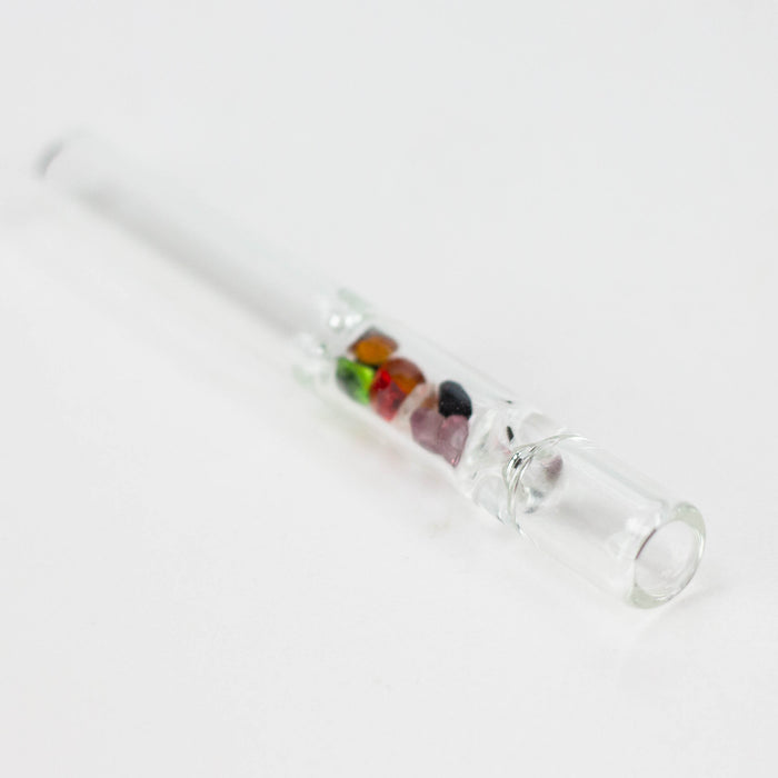 One-Hitter Glass pipe with crystal Box of 48 One Hitter 777 Smoke