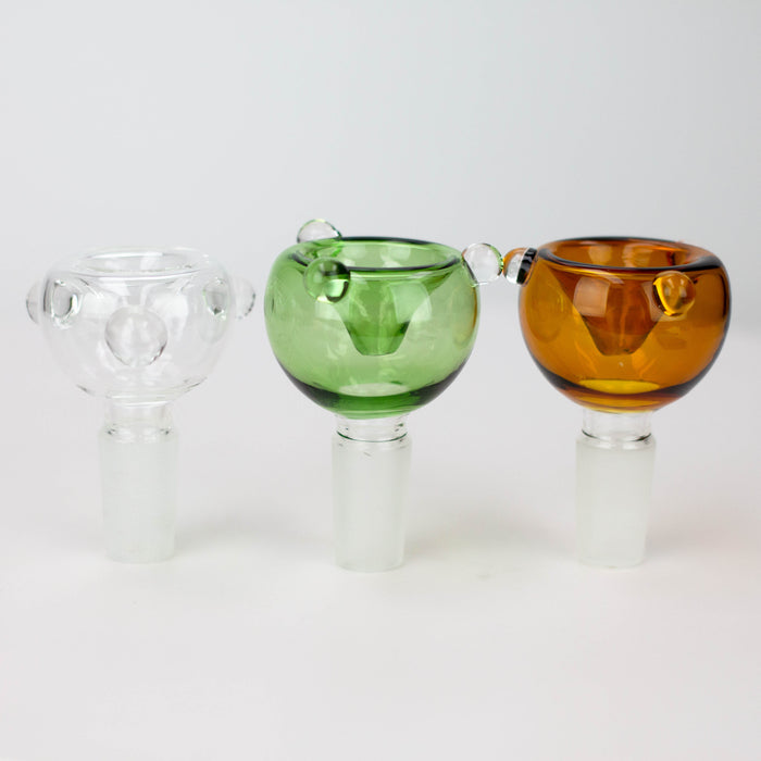 Double Glass Bowl for 14 mm Pack of 3 Bowl · Banger · Oil Burner 777 Smoke