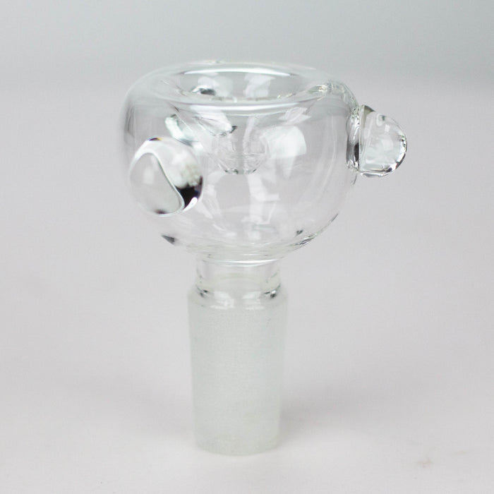 Double Glass Bowl for 14 mm Pack of 3 Bowl · Banger · Oil Burner 777 Smoke Clear [Pack of 3]