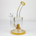 Blueberry | 9 inch Tire Perc bubbler [N8059] Other Shaped Bong High-End Brands Glass Yellow (Topaz)