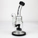 NG | 9 inch Double Wheel Perc Rig [N8002] Rig High-End Brands Glass Black