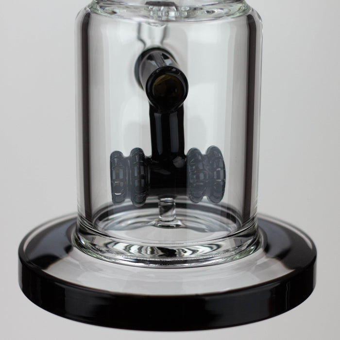 NG | 9 inch Double Wheel Perc Rig [N8002] Rig High-End Brands Glass