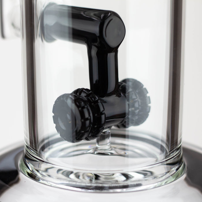 NG | 9 inch Double Wheel Perc Rig [N8002] Rig High-End Brands Glass