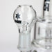 NG | 9 inch Double Wheel Perc Rig [N8002] Rig High-End Brands Glass