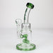 NG | 9 inch Double Wheel Perc Rig [N8002] Rig High-End Brands Glass Green
