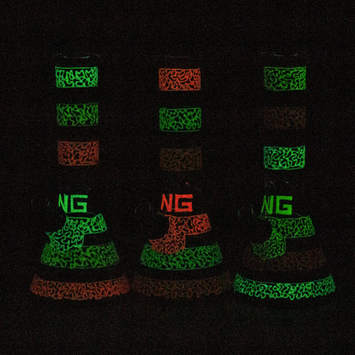 NG | 13 inch 9mm Glow-In-The-Dark Beaker [ST008] Bongs High-End Brands Glass