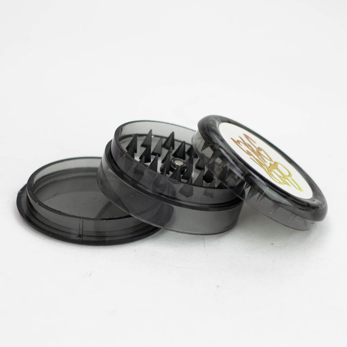 Acid Secs | 50mm 3 Layers plastic grinder Box of 12 Display Pack Acid Secs Productions Inc.